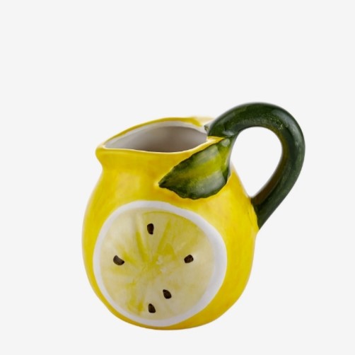 Edelweiss Italy Limoni Beyaz Seramik Mini Sürahi