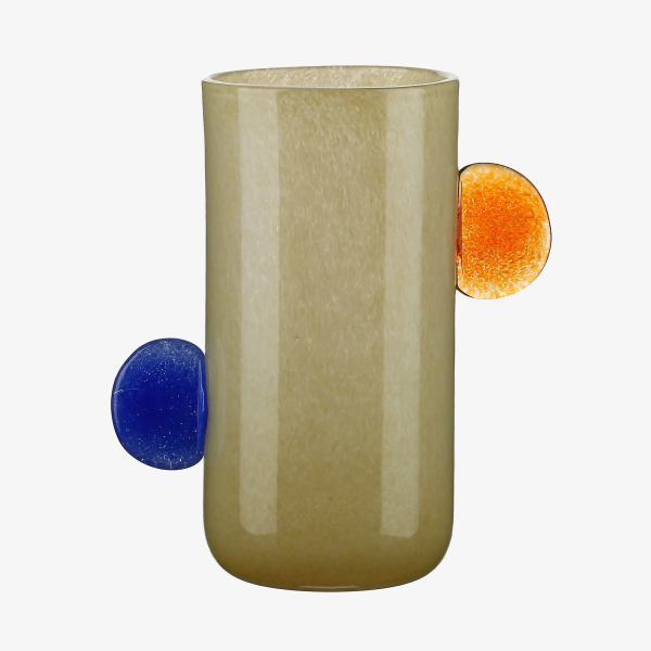 Rose & Tulipani Milano Pastello Sarı Cam Vazo